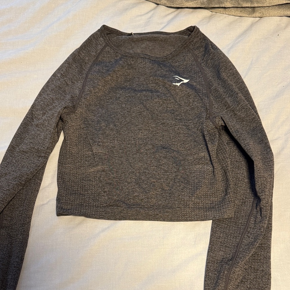 Gymshark Charcoal Long Sleeve Women's Top